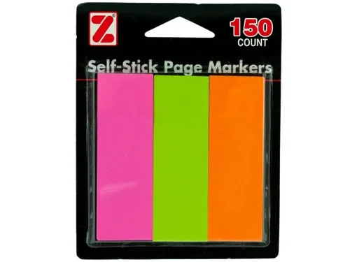 OP553 | Bulk Buys 150 Pack Self-Stick Page Markers