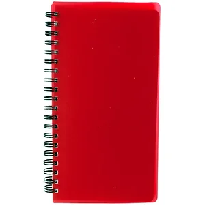 OP600 | Bulk Buys Compact 7-Inch Red Spiral Notebook for