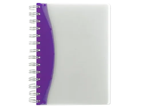 OP605 | Bulk Buys Sturdy 7-Inch Purple and Clear Lined