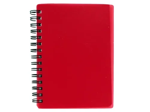 OP612 | Bulk Buys Compact 5-Inch Red Notebook for Notes and