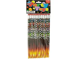 Bulk Buys Colorful Race Car Party Favor Pencils Set - 12