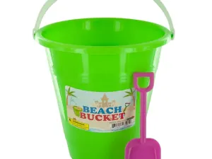 Bulk OS181 Beach Bucket With Attached Shovel