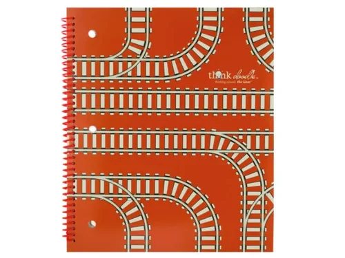 OP851 | Bulk Buys Printz Trains Wide Ruled Spiral Notebook