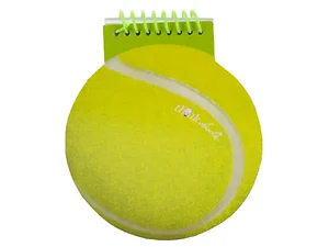 OP863 | Bulk Buys Tennis Ball Shaped Spiral Notebook for