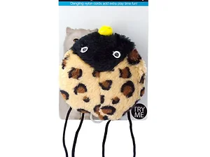 Tiny's Vibrating Plush Cat Toy with Pull Cord -