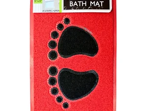 Bulk Buys Comfort Footprints Massaging Shower Mat