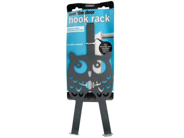 Bulk OT071 Owl Over The Door Hook Rack