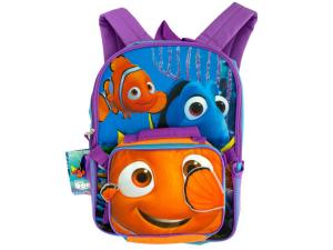 Bulk OT621 Disney Finding Dory Backpack  Detachable Lunch Tote