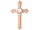 OT634 | Bulk Buys Ceramic Wall Cross with Floral Design and