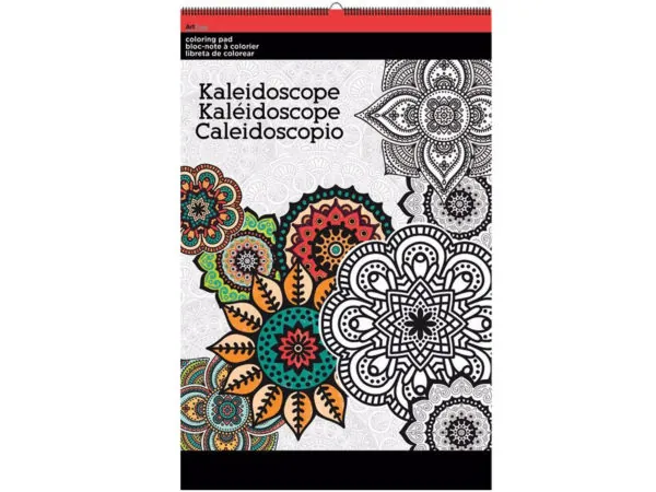 Bulk OT760 Kaleidoscope Large Coloring Pad