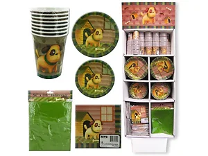 PA047 | Bulk Buys Adorable Puppy Party Supplies Set for