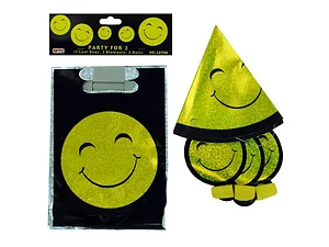 PA181 | Bulk Buys Smiley Themed Party Set for 3 - Fun and