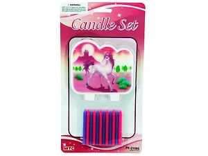 PA217 | Bulk Buys Magical Unicorn Candle Set - Enchant Your