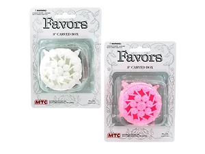 Bulk Buys Elegant Pearlescent Filagree Party Favor for