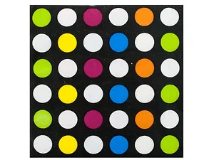 PA308 | Bulk Buys 70's Themed Polka Dot Beverage Napkins