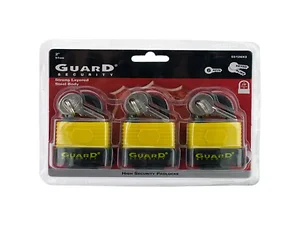 OT799 | Bulk Buys Durable High Security Steel Padlock Set