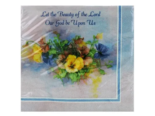 PA371 | Bulk Buys Elegant Lilac Floral Christian Luncheon