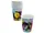 PA374 | Bulk Buys Set of 8 Pansies Printed 9oz Cups for