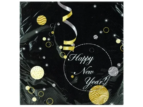 PA415 | Bulk Buys 16 Count Elegant Flute and Favors Napkins