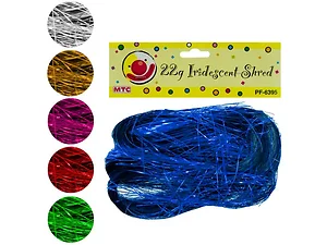 PA493 | Bulk Buys Assorted Iridescent Craft Shreds for Gift