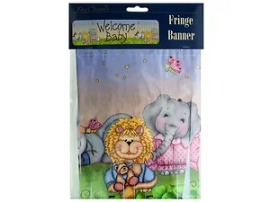 PA559 | Bulk Buys Welcome Baby Celebration Fringe Banner