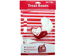 PA617 | Bulk Buys Valentine's Day Treat Boxes - 4 Pack