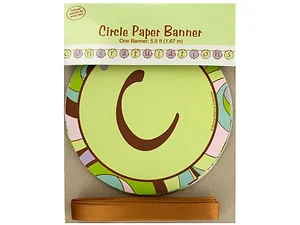 PA706 | Bulk Buys Colorful Parenthood Circle Paper Banner
