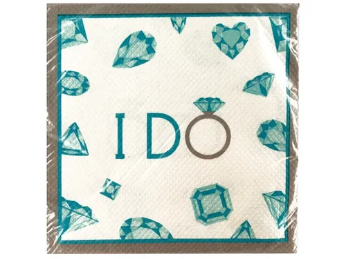 PA712 | Bulk Buys Celebrate Diamonds Lunch Napkins - 16