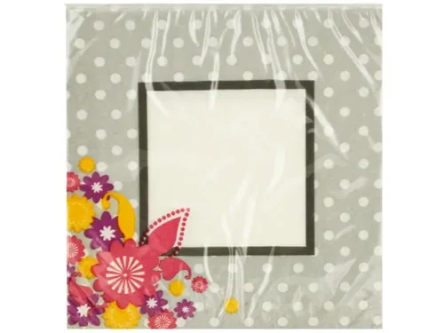 PB700 | Bulk Buys Elegant I Do Cake Beverage Napkins for