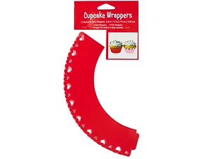 Bulk Buys 12-Piece Valentine's Day Cupcake Wrapper Set