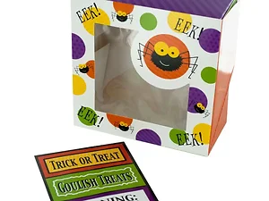 PB784 | Bulk Buys Spooky Spider Treat Boxes with Halloween