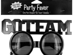 Bulk PB787 Go Team Shaped Party Favor Glasses