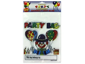 Bulk Buys Colorful Carnival Party Loot Bags - 20 Pack
