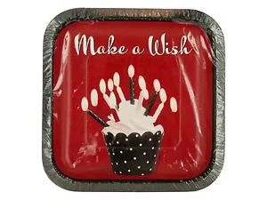 Bulk Buys Cupcake Blowout Party Plates Set - 8 Pieces