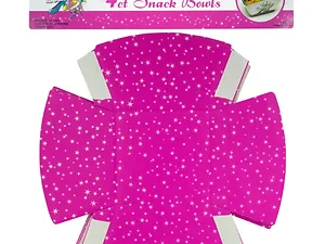 PB901 | Bulk Buys Princess Themed Foldable Snack Bowls Set