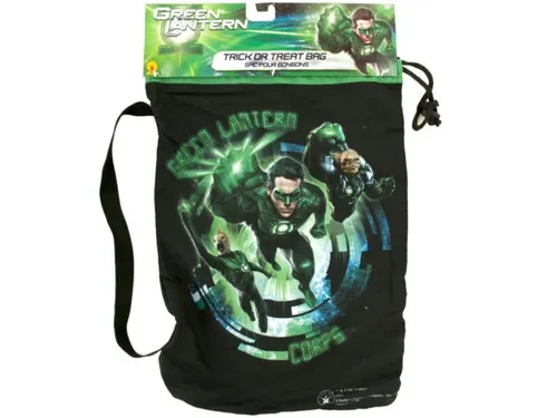 PC079 | Bulk Buys Green Lantern Drawstring Bag for Kids and