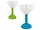 PC270 | Bulk Buys Colorful Skull Stem Margarita Glass