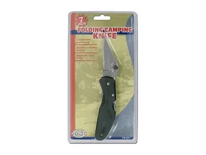 Sterling Versatile Folding Camping Knife with Pocket Clip