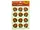 SA044 | Bulk Buys Festive Turkey Stickers - 48 Pack for