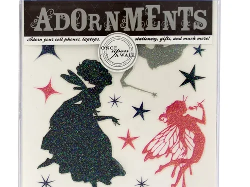 PF156 | Bulk Buys Whimsical Glitter Fairies Decal Sticker