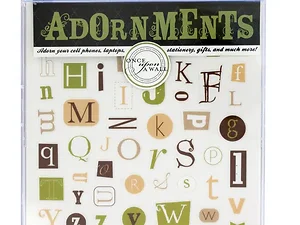 PF157 | Bulk Buys Eclectic Alphabet Craft Stickers for