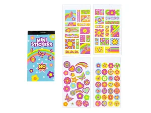 PF035 | Bulk Buys Girls' 4-Piece Mini Sticker Book Set for