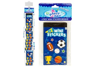 PF039 | Bulk Buys Mini Sports Sticker Book Set for Boys