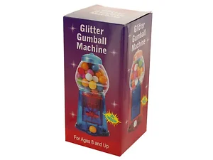 PC355 | Bulk Buys Classic Mini Glitter Gumball Dispenser