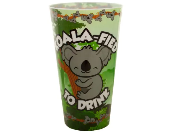 Bulk PC838 Koala-fied To Drink Plastic Tumbler Cup