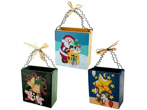 SA362 | Bulk Buys Assorted Wooden Holiday Gift Boxes with