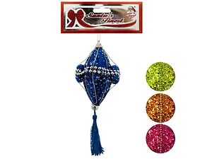 SA604 | Bulk Buys Glittering Chandelier Ornament for