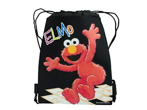 Bulk Buys Sesame Street Elmo Drawstring Backpack for Kids