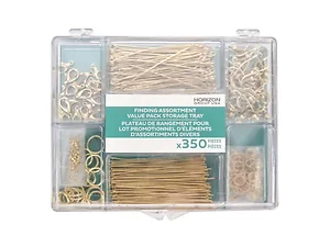 SC493 | Bulk Buys Gold Jewelry Findings Assortment - 350