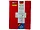 SC536 | Bulk Buys Red Wide Ruled Composition Book with Half